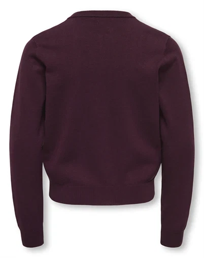 Kids Only - KOGJulie Button Cardigan - Winetasting
